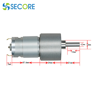 Long Life Smart Home Brushed DC Geared Motor 20W Spur Gear Motor